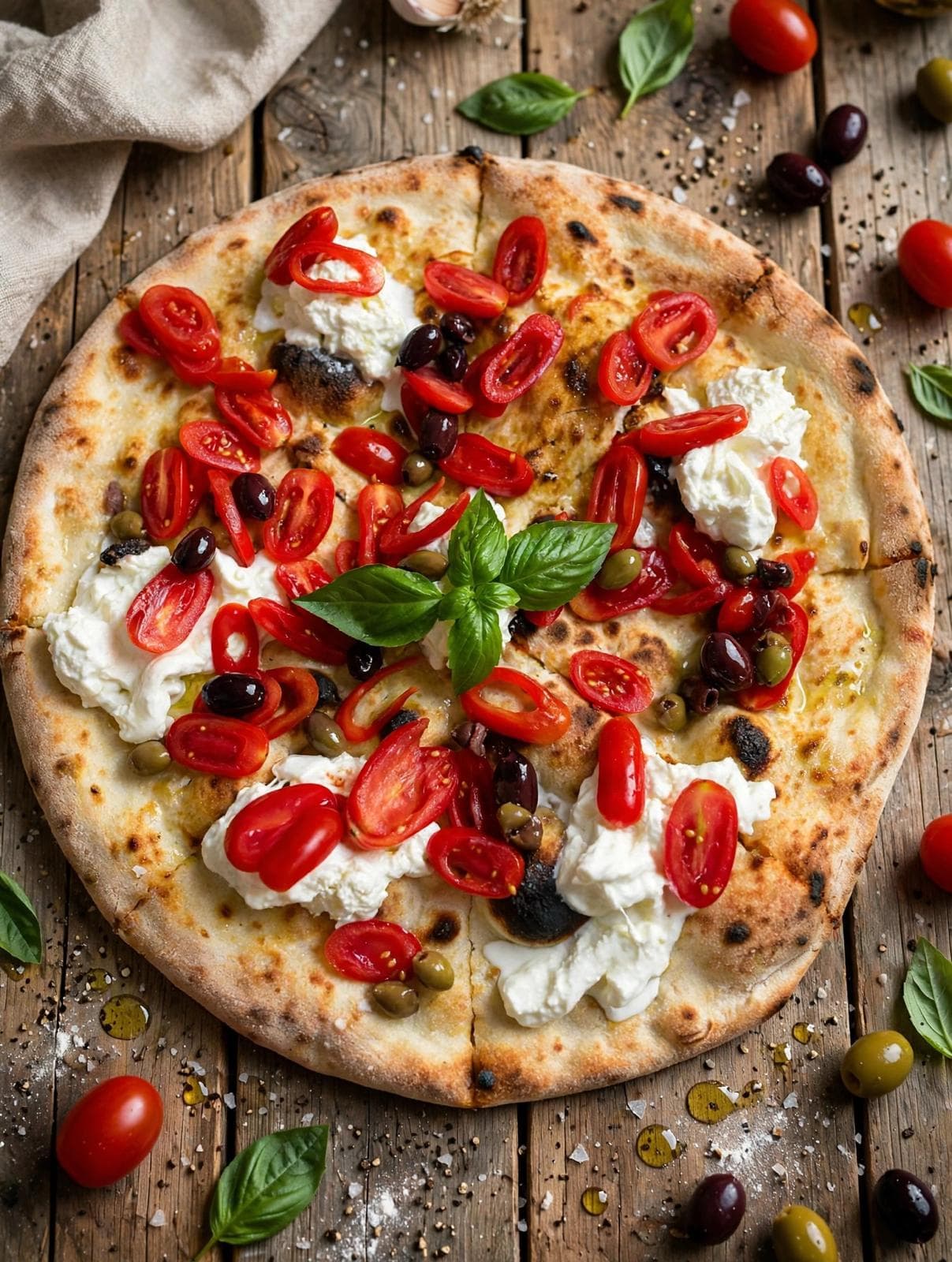 Pizza Bufala datterino di Basilico